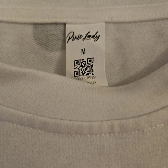 Pixie Lady Christmas Sweatshirt Size M - Picture 3 of 4